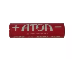 Аккумуляторная батарея 18650 2600 mAh 3.7V BPI (Для АТОЛ 15Ф, 91Ф, 92Ф)
